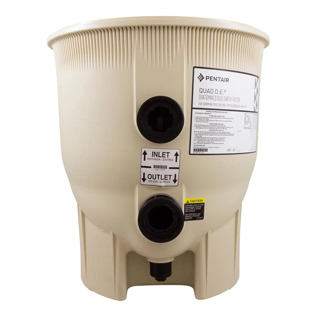 Pentair Bottom Tank with Drain Plug 7-1/2 in. | Quad D.E. Filter | 195999