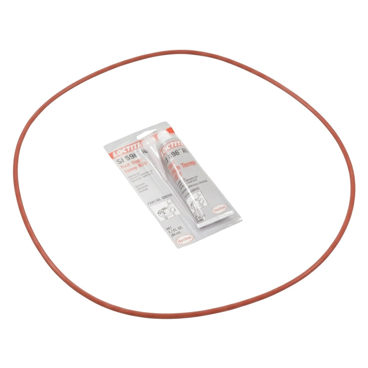 Pentair 77707-0244 kit with large reddish-brown rubber gasket and Loctite SI 5969 sealant tube in blister pack