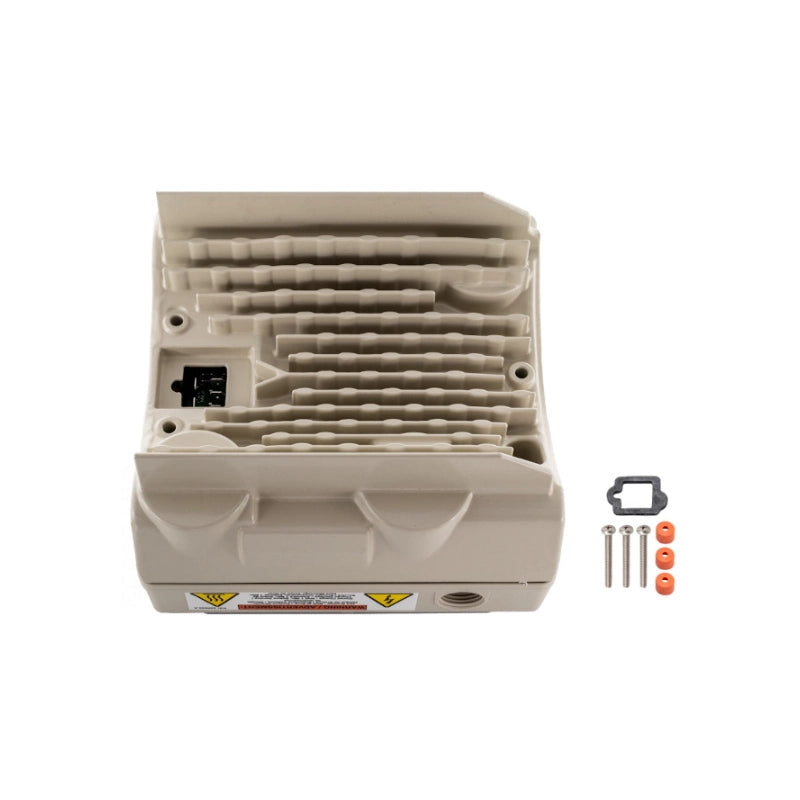 Pentair 356944Z VSF drive underside with cooling fins, connector, gasket, screws, and rubber grommets