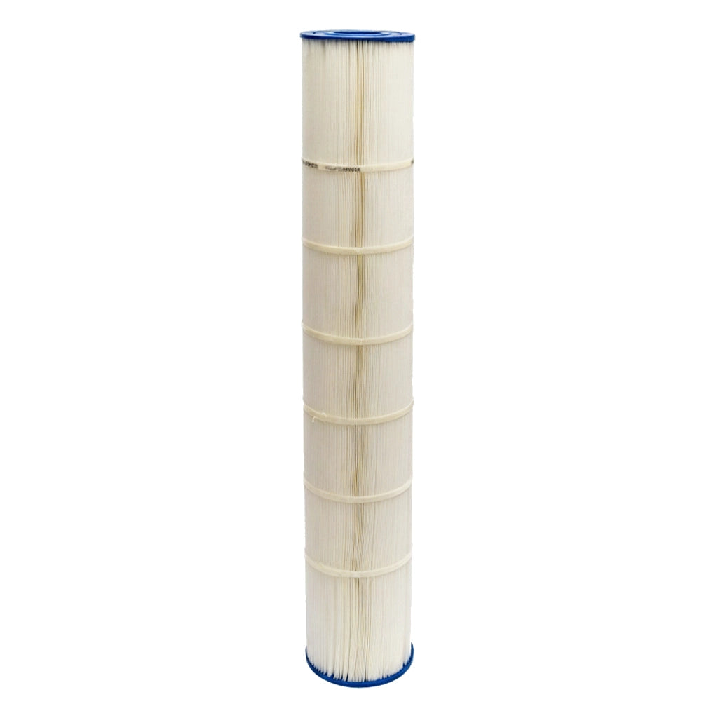 Pentair 170102 filter cartridge with white pleated fabric and blue end caps for FullFloXF C620
