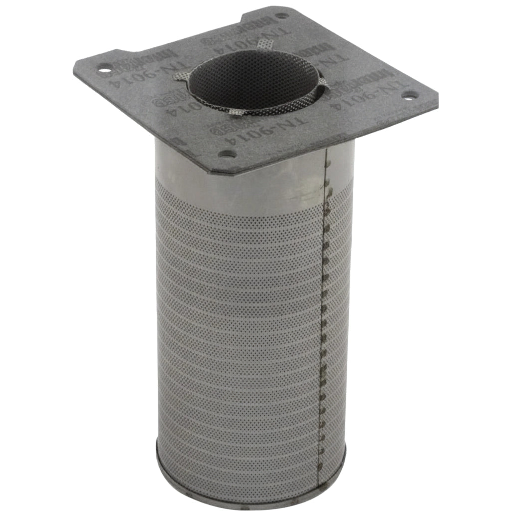 Pentair Flameholder Kit 77707-0203 with square mounting plate, mesh-covered opening, and perforated metal cylinder.