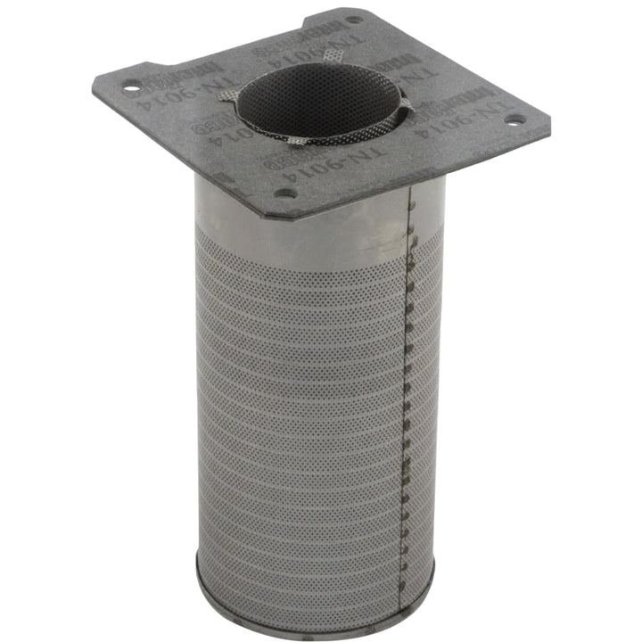 Pentair Flameholder Kit 77707-0203 with square mounting plate, mesh-covered opening, and perforated metal cylinder.