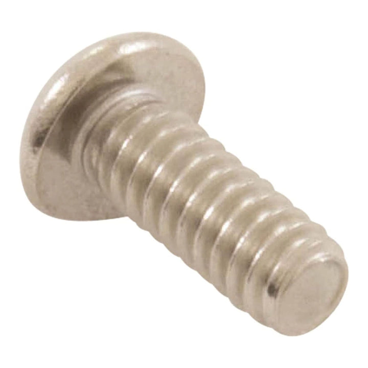 Pentair 10-24 x 1/2 in. stainless steel grounding screw with rounded head, shown against a white background.