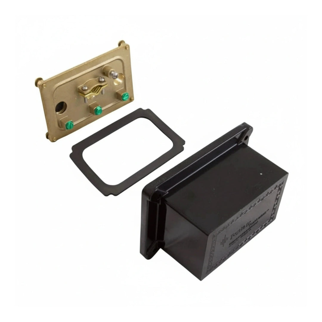 Pentair Junction Box Brass Base w/ Polycarbonate Cover - 1/2 in. ports | 78310500