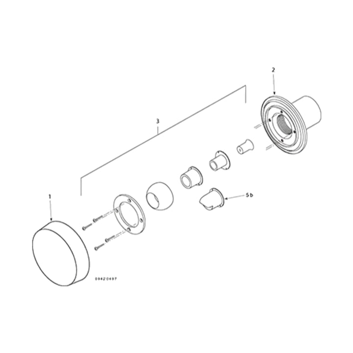 Pentair Kit Inlet Eyeball Gray | 08428-0001B