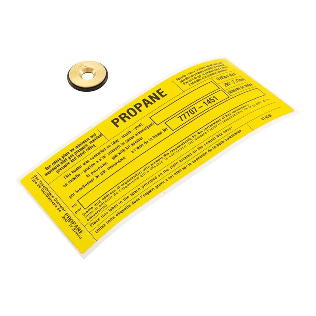 Pentair Natural Gas to Propane Conversion Kit 333 | Max-E-Therm 333NA | 77707-1451