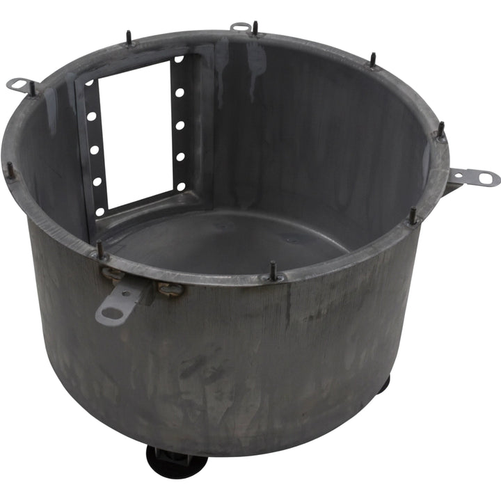 Pentair 474957 metal combustion chamber assembly, round tub with mounting brackets and bolt holes