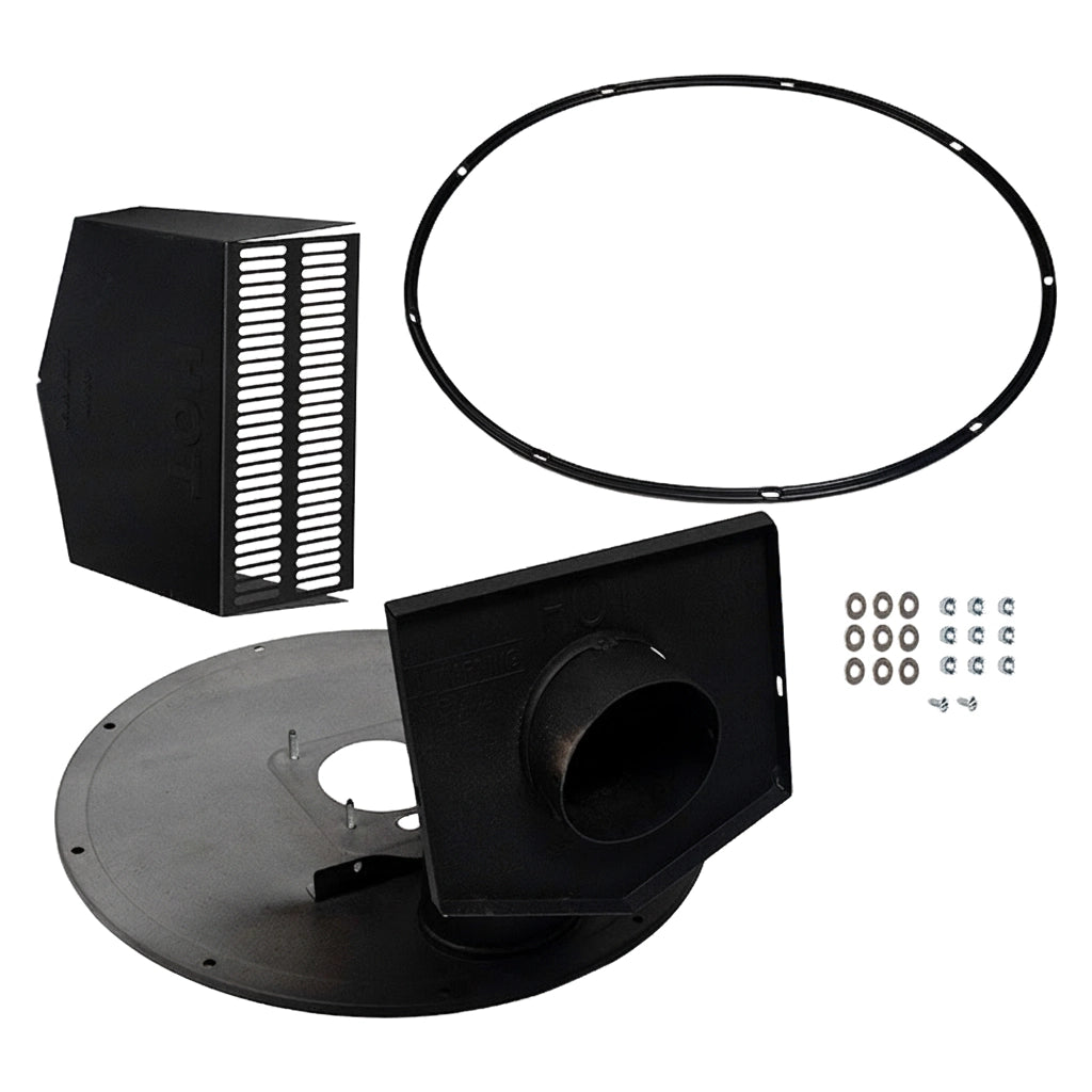 Pentair 474958 combustion chamber cover assembly with elbow, round gasket, vented duct, screws, and washers