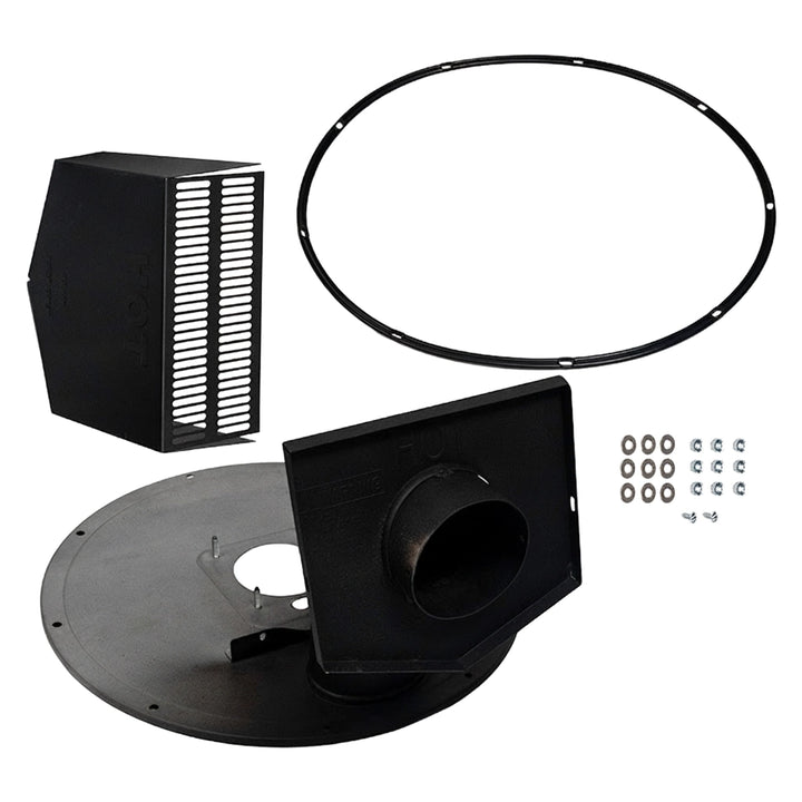 Pentair 474958 combustion chamber cover assembly with elbow, round gasket, vented duct, screws, and washers