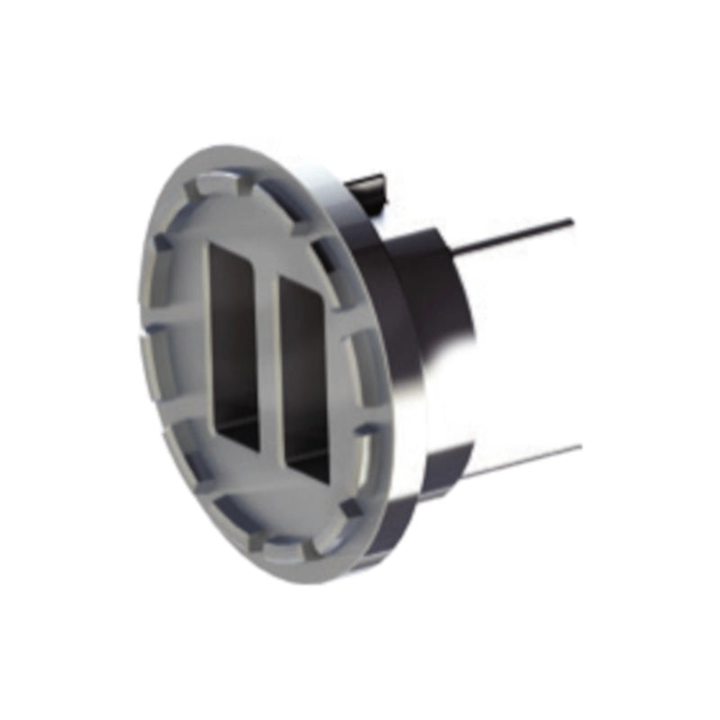 Gray plastic Pentair QuikSkim 2" test plug removal tool with slotted round head and black center post