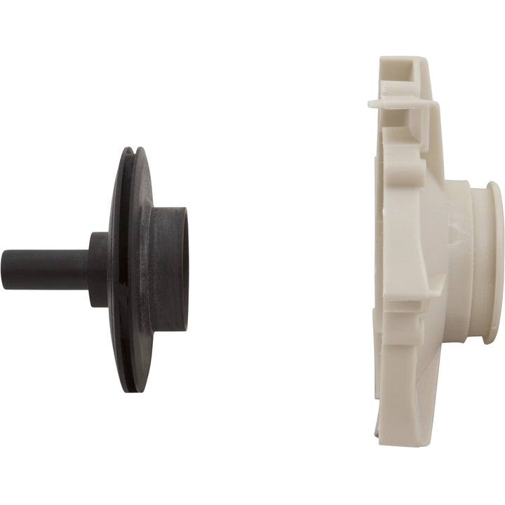 Pentair PP3011 seal/gasket kit components: black shaft seal and off-white impeller housing shown side by side.