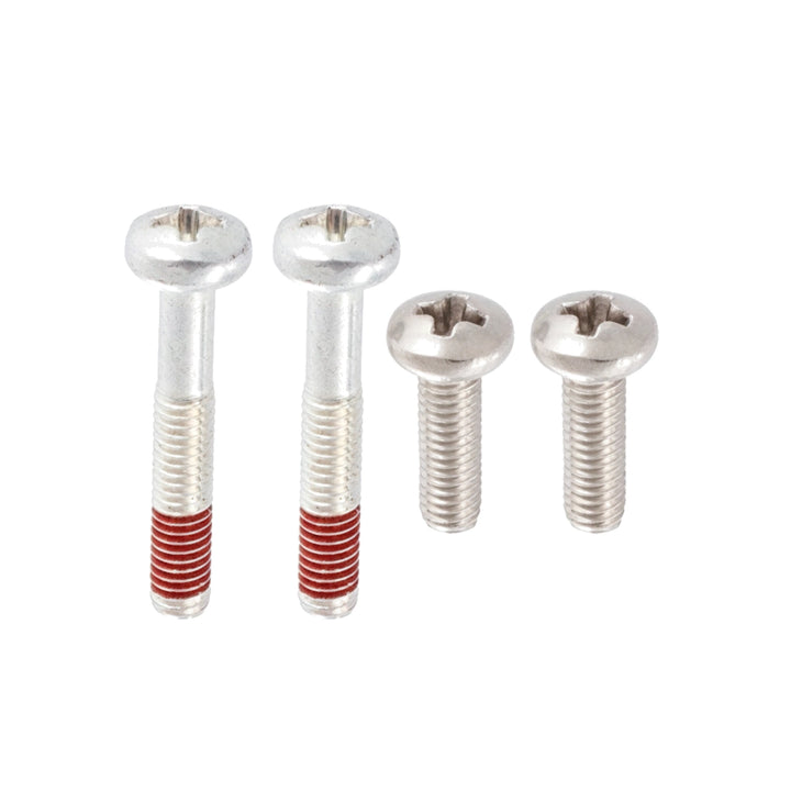 Four Phillips-head screws, two long with red threadlocker, included with Pentair 353135S TEFC motor package.