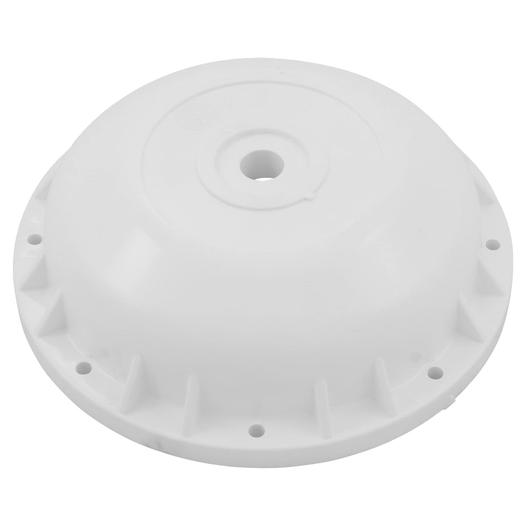 White round Pentair Valve Top 272412Z for 2 In. Hi-Flow Valve, center hole, bolt holes around rim