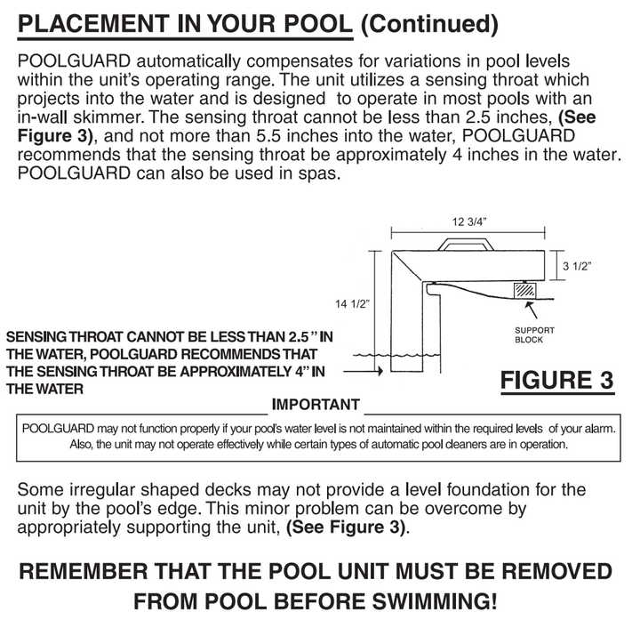 Poolguard I/G Pool Alarm | PGRM-2
