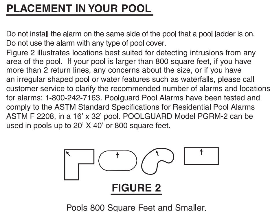 Poolguard I/G Pool Alarm | PGRM-2