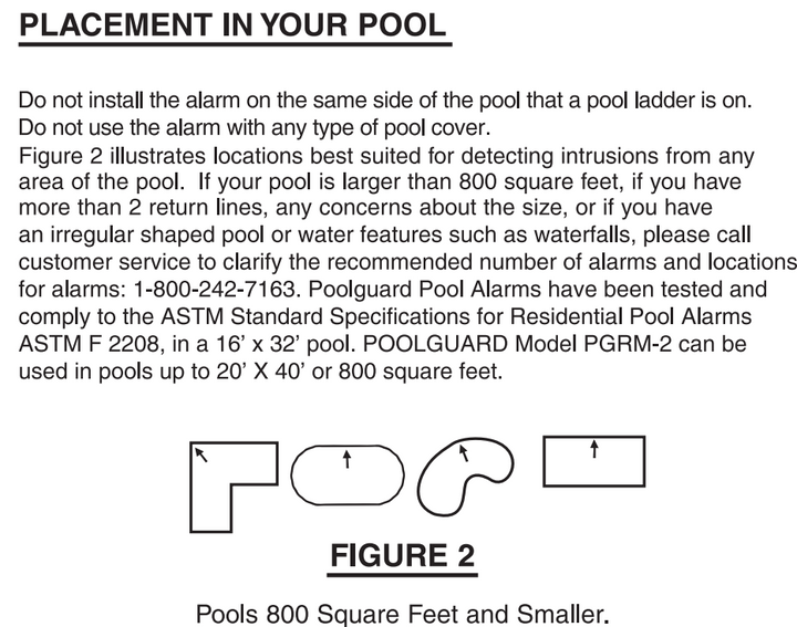 Poolguard I/G Pool Alarm | PGRM-2