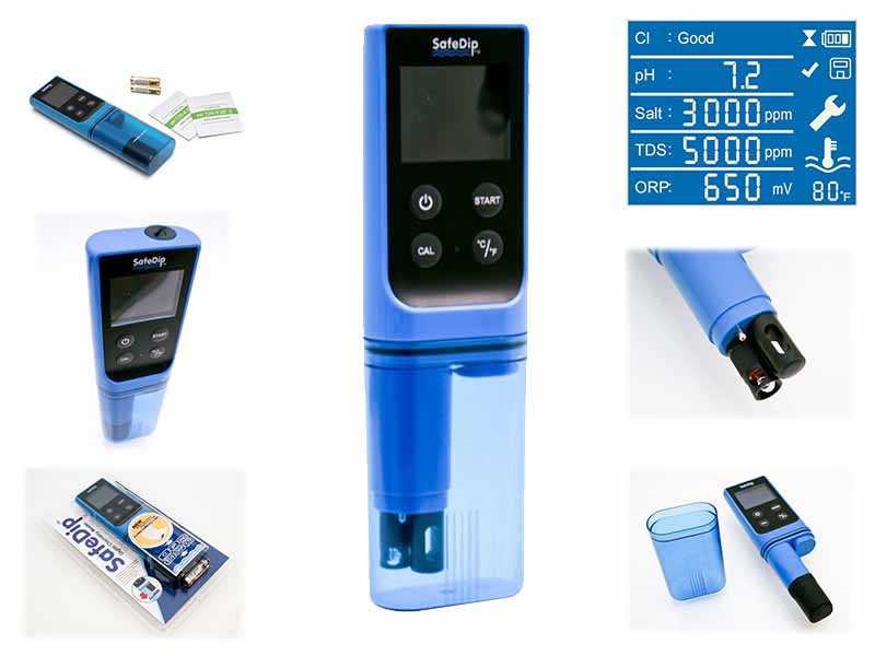 Solaxx SafeDip 6-in-1 Digital Chemistry Reader | MET20A