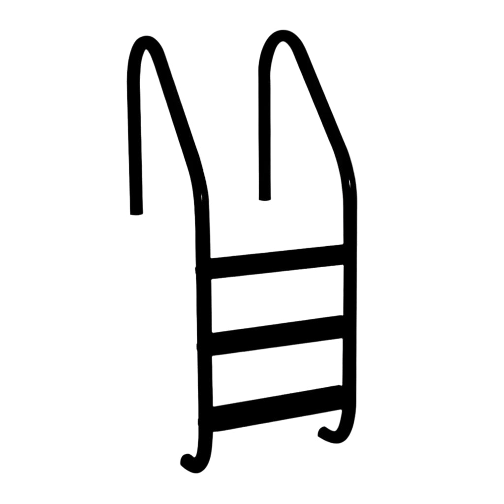 Saftron 3 Step I/G Pool Ladder w/ Escutcheons, Various Colors | P-324-L3