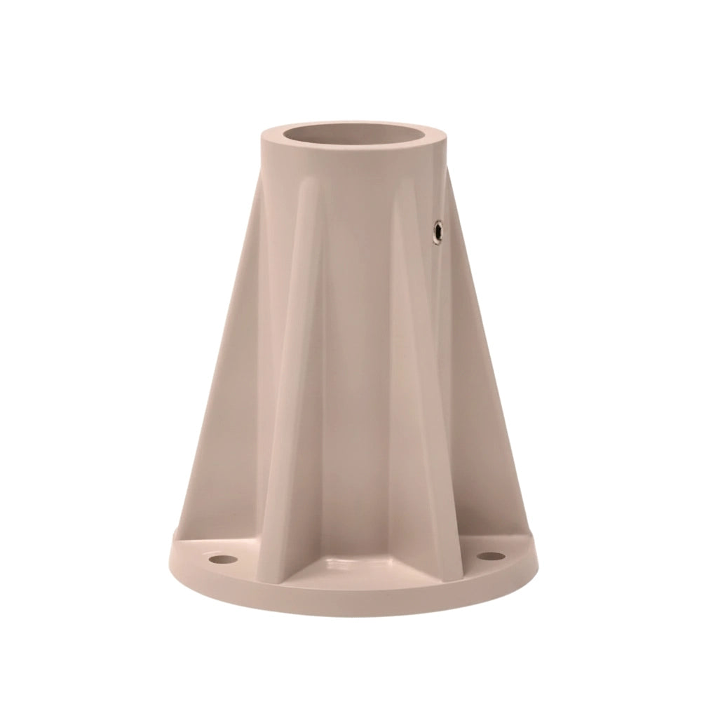 Saftron 6" White Surface Mounting Anchor Flange, Various Colors | SB-F