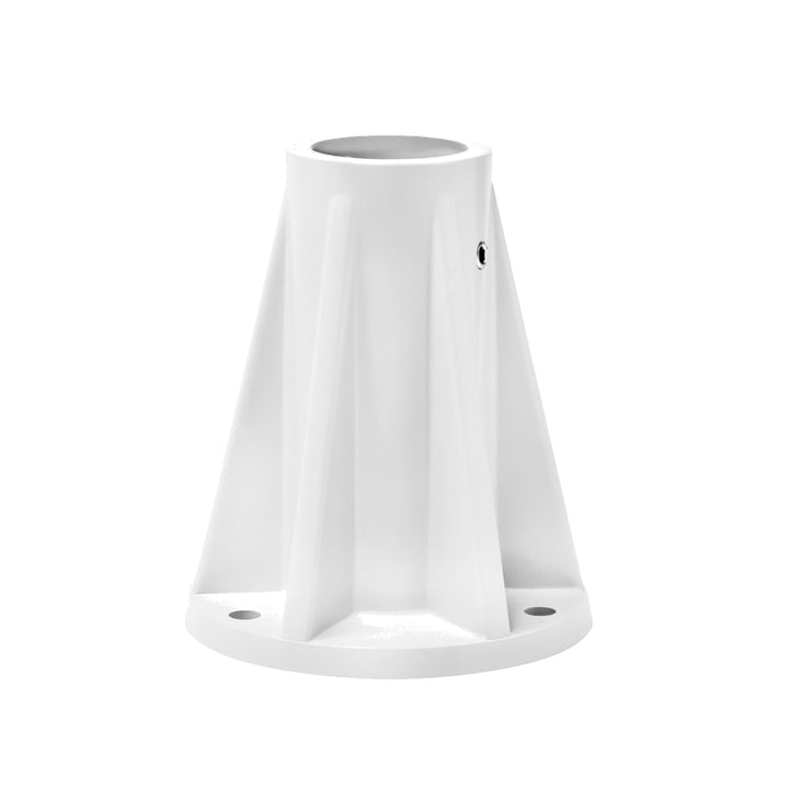 Saftron 6" White Surface Mounting Anchor Flange, Various Colors | SB-F