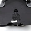 close-up of black Waterway 2 HP Hi-Flo 2 dual-speed above ground pump motor casing with embossed US motors logo and low-off-high speed selector sticker