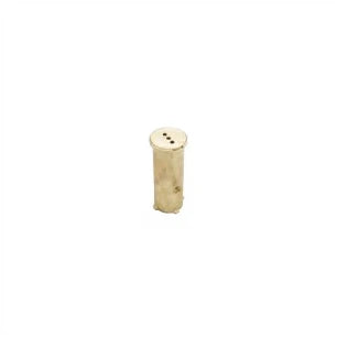 small cylindrical bronze anchor with a round cap featuring three small holes on top