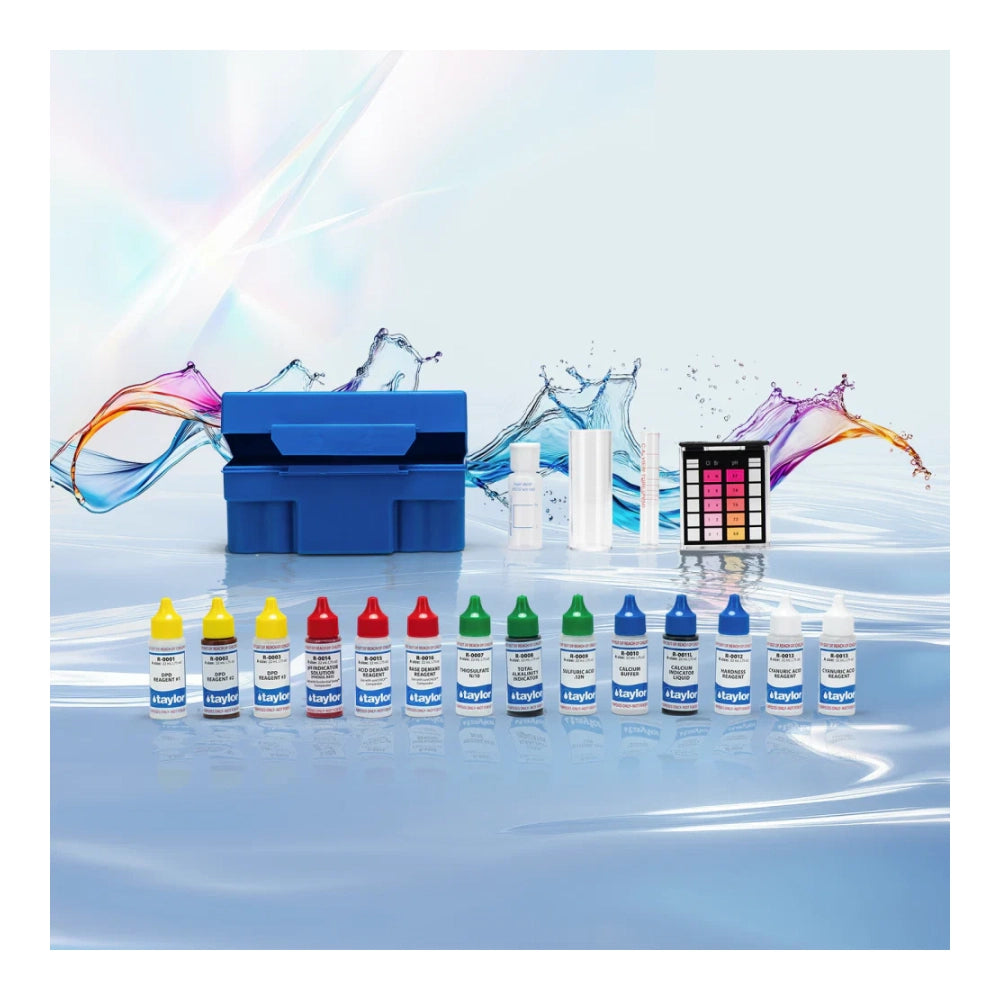 Taylor 9-Way Test Kit for Pools &amp; Spas (DPD) | K-1005
