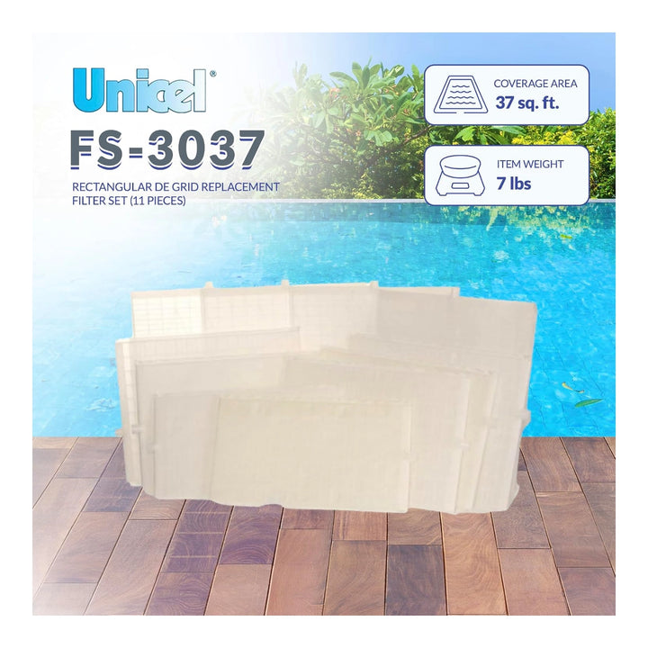 Unicel DE Grid Set for 37 sqft Sta-Rite System 3 S7D75 DE Pool Filters | FS-3037