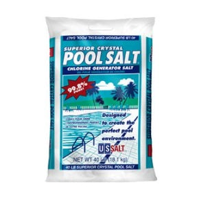 US Salt Superior Crystal Pool Salt Bag, 40 lbs | 400640U