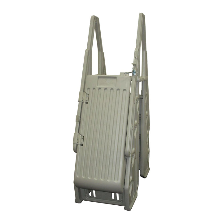 Vinyl Works 24" Gated Entry A/G Pool Ladder, Taupe | AF-T