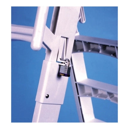 VinylWorks A-Frame 4 Tread Pool Ladder with Slide Lock – Poolaroo