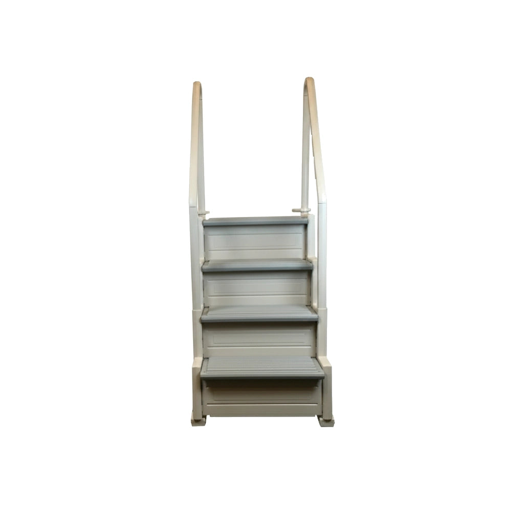 Confer In-Pool Steps for Above Ground Pools with Flat Bottoms in Warm Gray | Step-1X