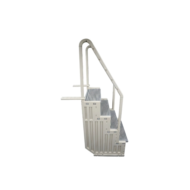 Confer In-Pool Steps for Above Ground Pools with Flat Bottoms in Warm Gray | Step-1X