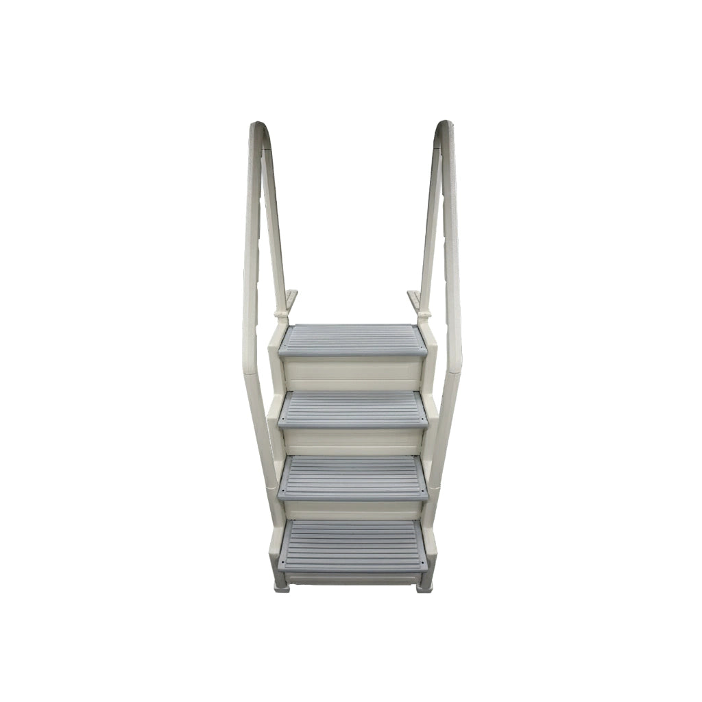 Confer In-Pool Steps for Above Ground Pools with Flat Bottoms in Warm Gray | Step-1X