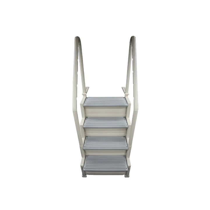 Confer In-Pool Steps for Above Ground Pools with Flat Bottoms in Warm Gray | Step-1X