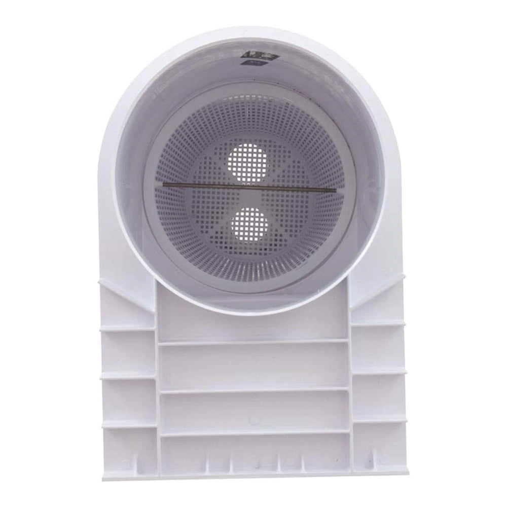 Pentair Sta-Rite U-3 SwimQuip Inground Skimmer with Lid and Frame in White | 08650-1403