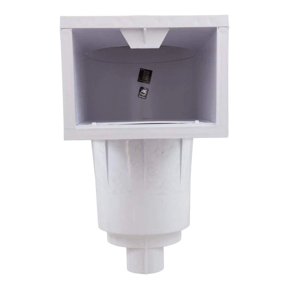 Pentair Sta-Rite U-3 SwimQuip Inground Skimmer with Lid and Frame in White | 08650-1403