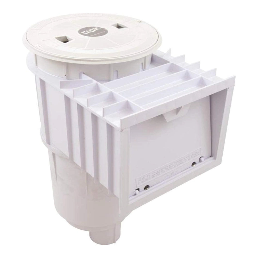 Pentair Sta-Rite U-3 SwimQuip Inground Skimmer with Lid and Frame in White | 08650-1403